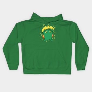 Fairy frog banana edition Kids Hoodie